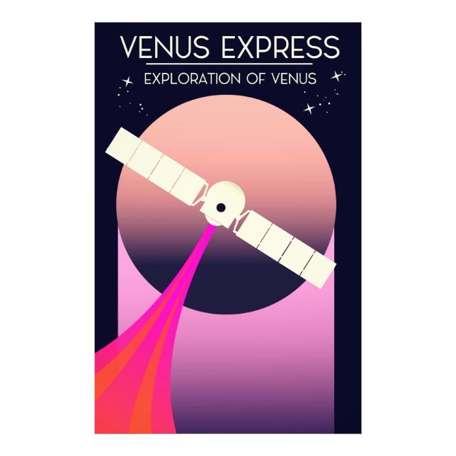 Foto Exploración de Venus por Venus Express (Frente)