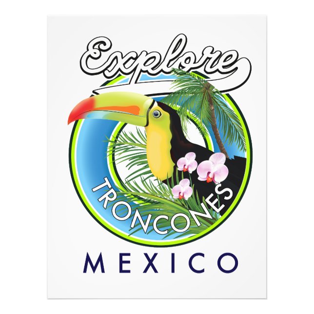 Foto Explorar el logo retro de Troncones México (Frente)