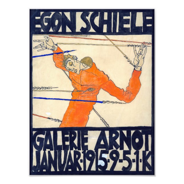 Foto Exposición en la Galería Arnot | Egon Schiele | (Frente)