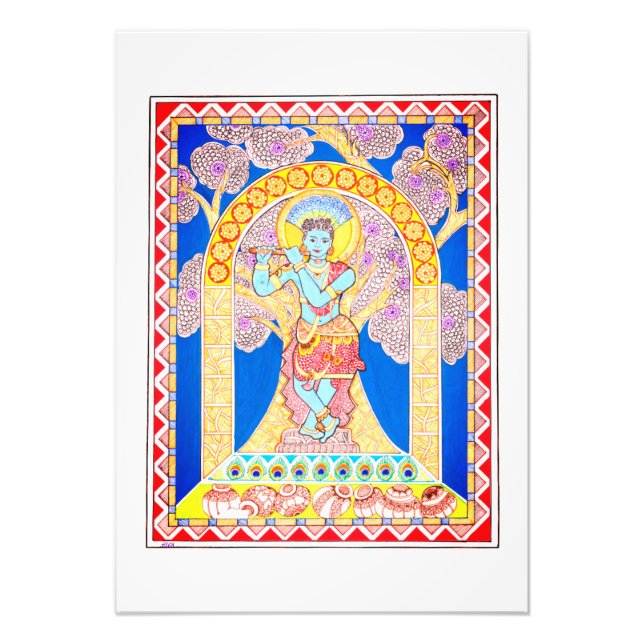 Foto Exposición - Krishna motif (Frente)