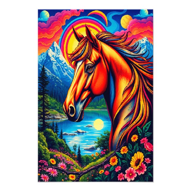 Foto Expresiones artísticas de caballos (Frente)