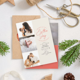 Foto extra de alegría Anuncio de nacimiento de fes