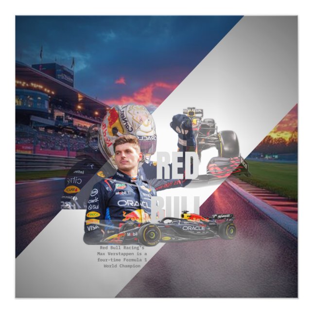 Foto F1 Fusion Car Poster - Personalizado Fórmula 1 Art (Frente)