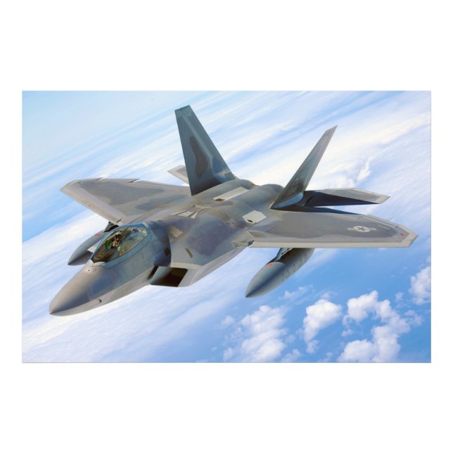 Foto F-22 Raptor militar Jet (Frente)