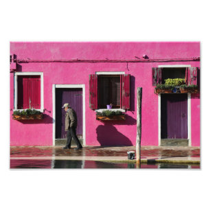 Foto Fachada rosada, islas de Burano