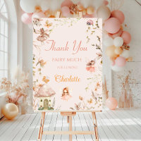 Fairy Mushroom Cottage Boho Cumpleaños Gracias