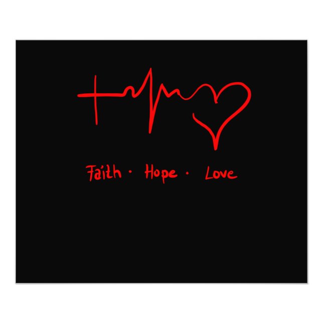 Foto Faith Hope Love (Frente)