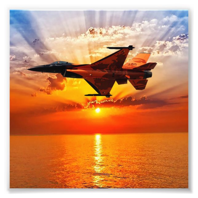 Foto Falcon de combate F-16 (Frente)