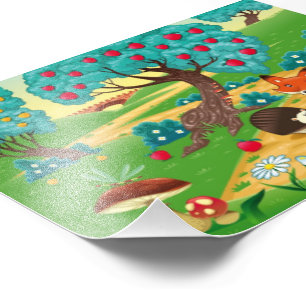 Foto Familia de animales en la madera