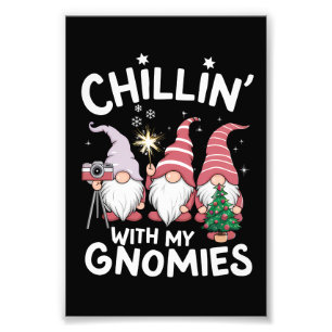 Foto Familia de Gnomos Navidad Relajándome Con Mis Gnom