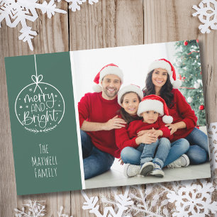 Foto Familiar Adorable Feliz Navidad