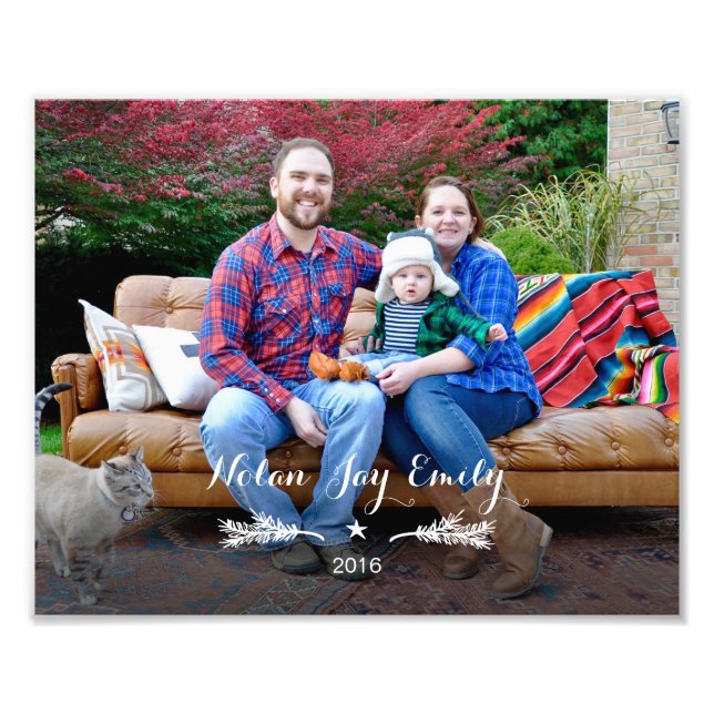 Foto familiar con la sucursal y estrella de Year P (Frente)