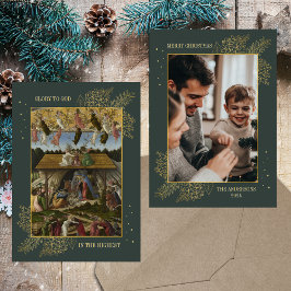 Foto Familiar de la Natividad de la Navidad Católi