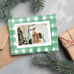 Foto familiar de Navidades de navidad<br><div class="desc">Postales de vacaciones de navidades de familia color pastel mínimo</div>