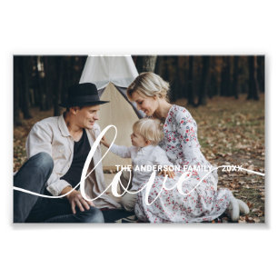 Foto familiar de Personalizado 'Amor' con nombre p