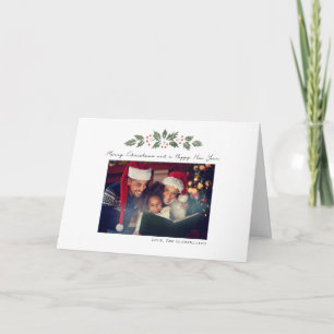 Foto familiar Feliz Navidad Botánica