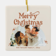 Foto familiar Ornamento navideño merry