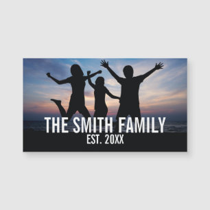 Foto familiar personalizada con nombre familiar