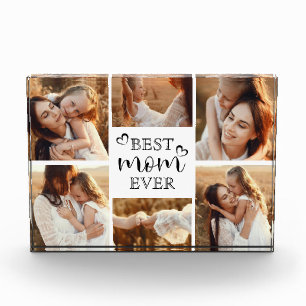 Foto familiar personalizada de la mejor mamá moder