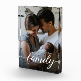 Foto familiar personalizada de Love Script