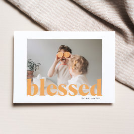 Foto familiar | Postal bendecida feliz día de Acci