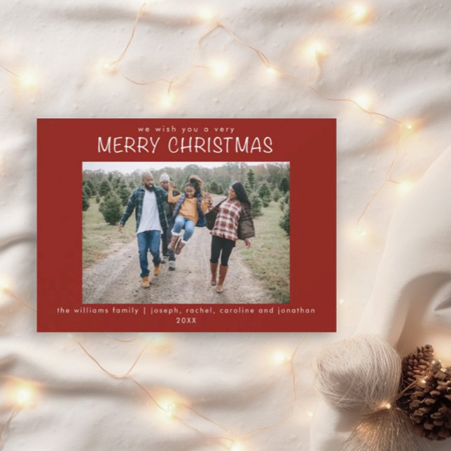 Foto Familiar Que Le Deseamos Una Tarjeta De Navid (Subido por el creador)