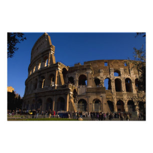 Foto Famoso Coliseo en Roma Italia Punto de Interés