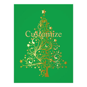 Foto Fancy Gold Christmas Tree Thunder_Cove