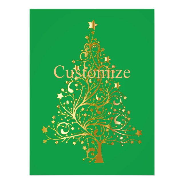 Foto Fancy Gold Christmas Tree Thunder_Cove (Frente)