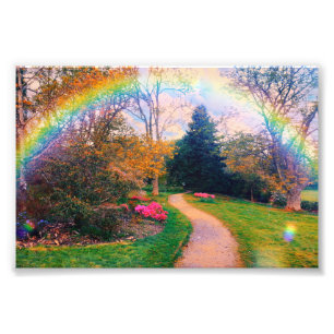 Foto Fantasía en el Jardín del Arcoiris