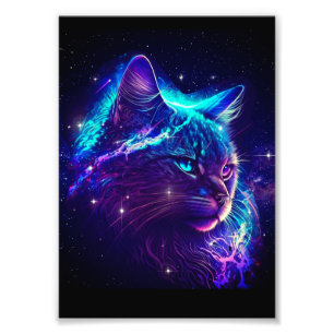 Foto Fantasía Resumen Cuto espacio galaxia Gato gatito