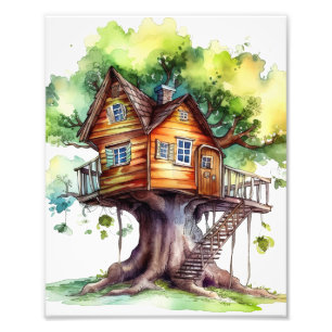 Foto Fantasy Fairy tree house