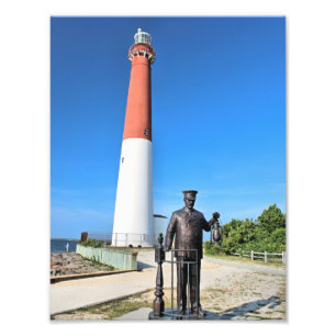 Foto Faro Barnegat, imagen fotográfica de Nueva Jersey