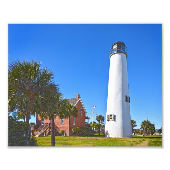 Foto Faro Cape St. George, Florida (Frente)