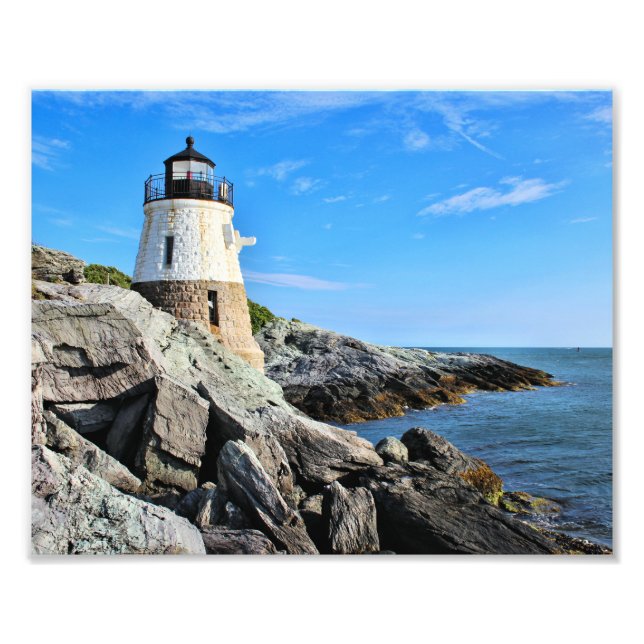 Foto Faro Castle Hill, Isla Rhode (Frente)