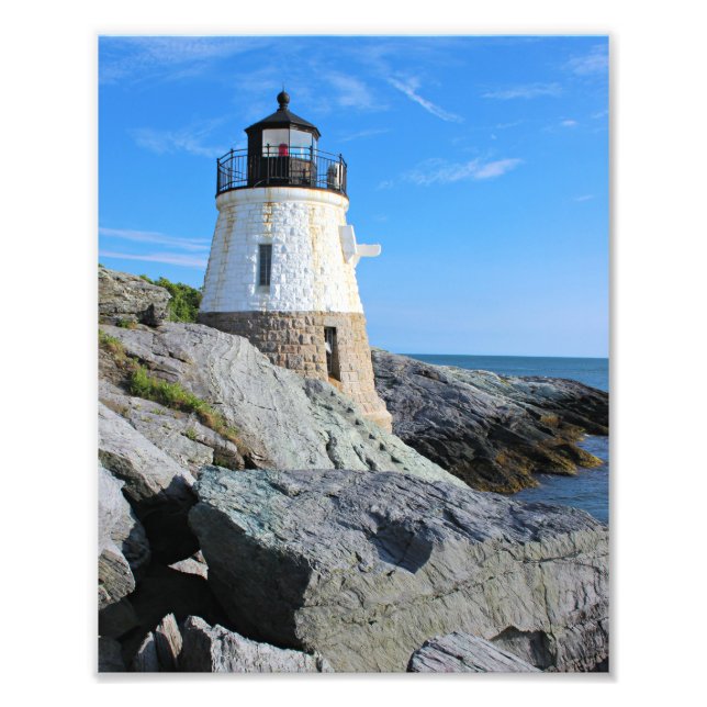 Foto Faro Castle Hill, Isla Rhode (Frente)