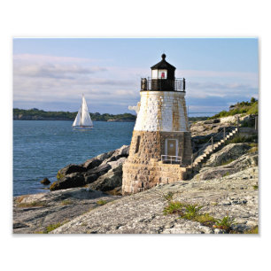 Foto Faro Castle Hill, Isla Rhode