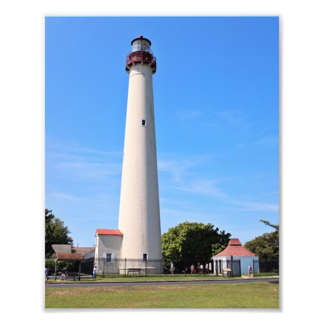 Foto Faro de Cape May, imagen de New Jersey Photo Print (Frente)