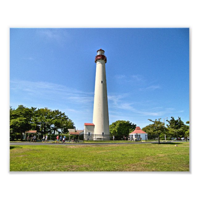 Foto Faro de Cape May, imagen de New Jersey Photo Print (Frente)