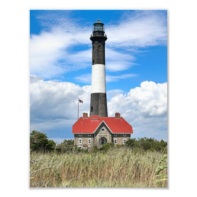 Foto Faro de Fire Island, imagen fotográfica de Nueva Y (Frente)