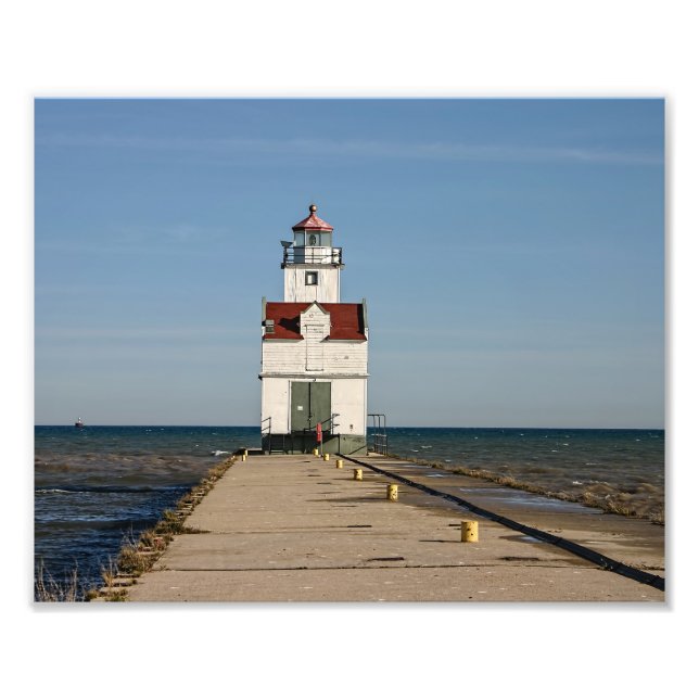 Foto Faro de Kewaunee - Lago Michigan (Frente)