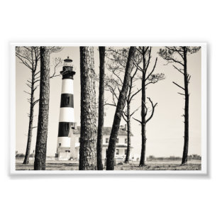 Foto Faro de la isla Bodie.