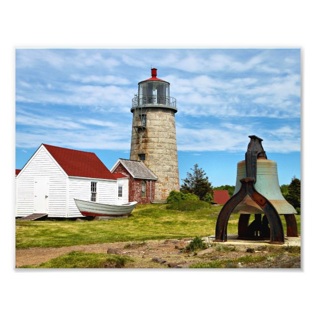 Foto Faro de la isla de Monhegan, Maine (Frente)