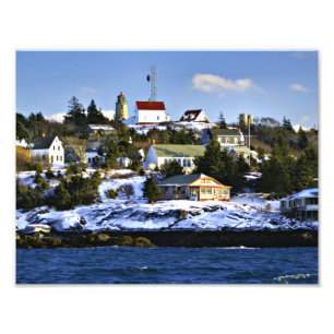 Foto Faro de la isla de Monhegan, Maine