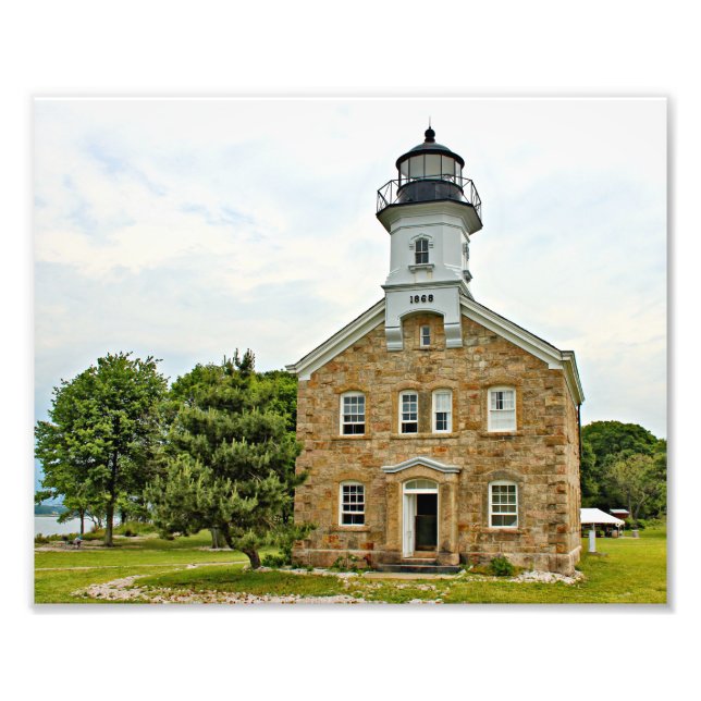 Foto Faro de la isla de Sheffield, Connecticut (Frente)