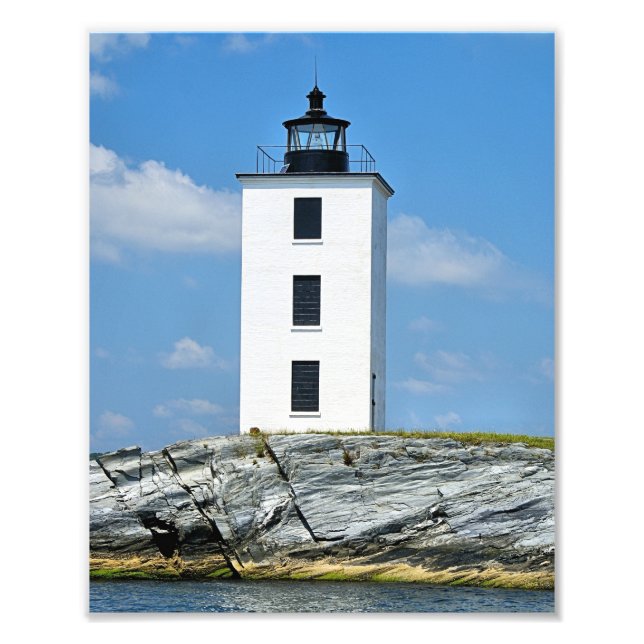 Foto Faro de la isla holandesa, imagen de Rhode Island (Frente)