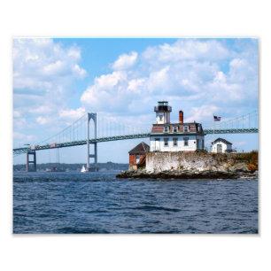Foto Faro de la isla Rosa, imagen fotográfica de Rhode