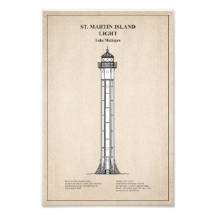 Foto Faro de la isla St. Martin - Michigan - SBD