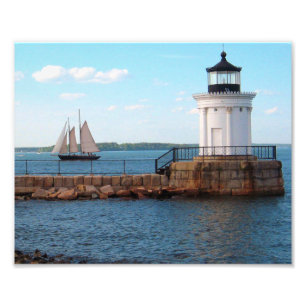 Foto Faro de luz de fallos Portland Maine Impresión de