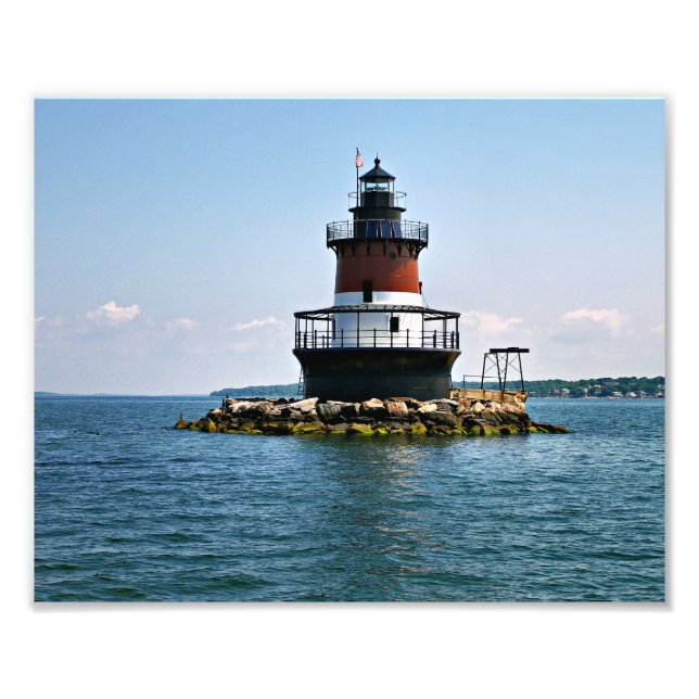 Foto Faro de Plum Beach, imagen de Rhode Island (Frente)